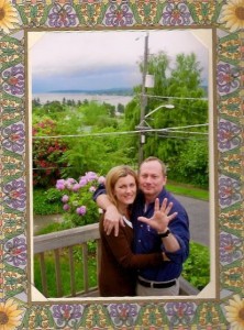 Fifth wedding anniversary at the Noelke's in Seattle, Washington May 27th, 2006