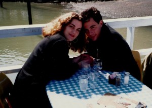 Two romantics circa 1990.