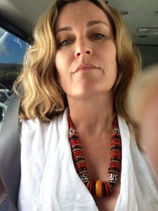 The beginning of my African necklace addiction.  They're heavy and give me neck pains but they're so pretty!