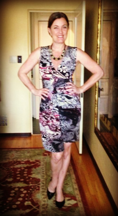 Dress #63. I purchased this dress in Franschhoek, South Africa. I'll be buried in it.