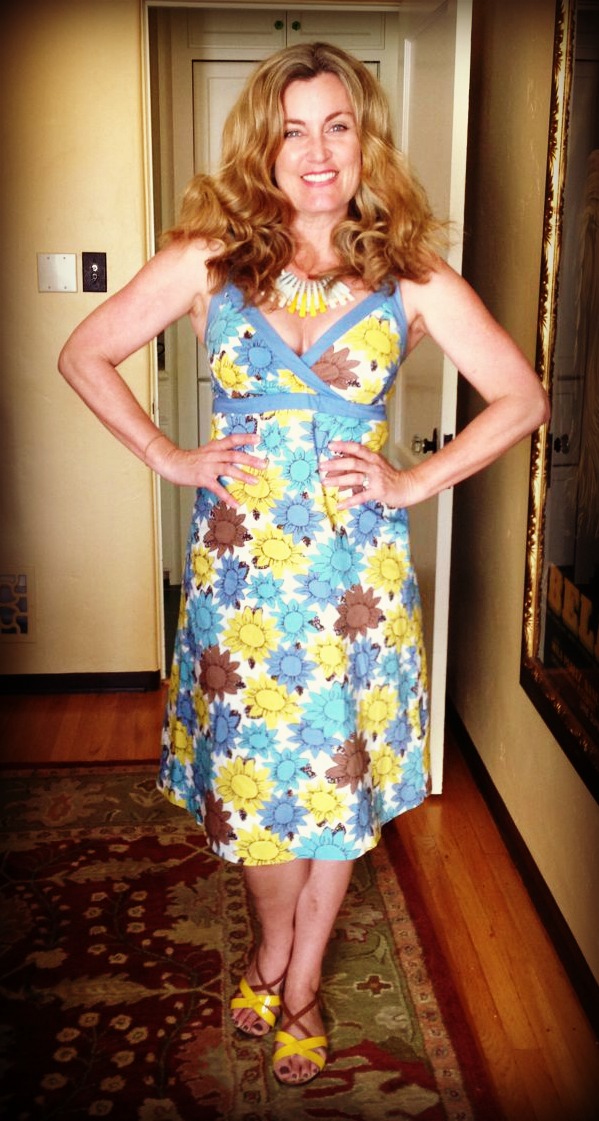 Dress #64. A Boden summer dress. I'm beginning to think it's a bit young for me.