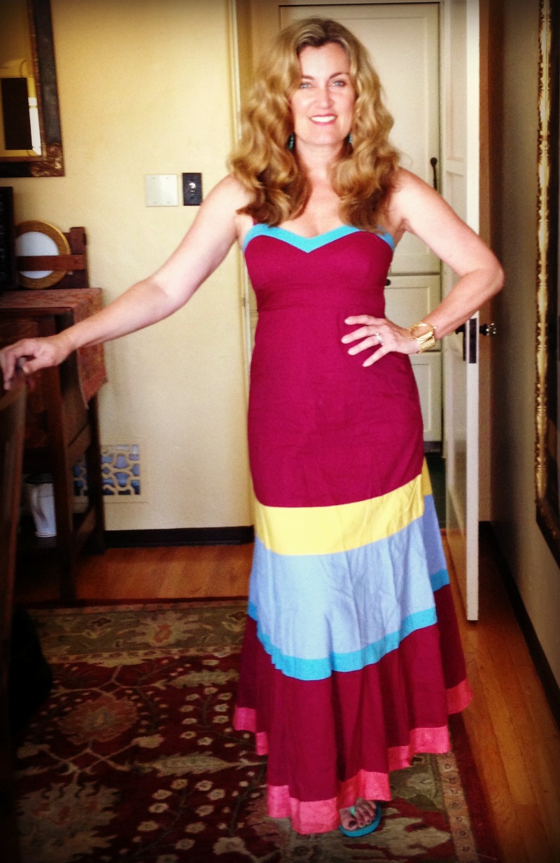 Dress #68. An Anthropologie maxi on sale for 50$.