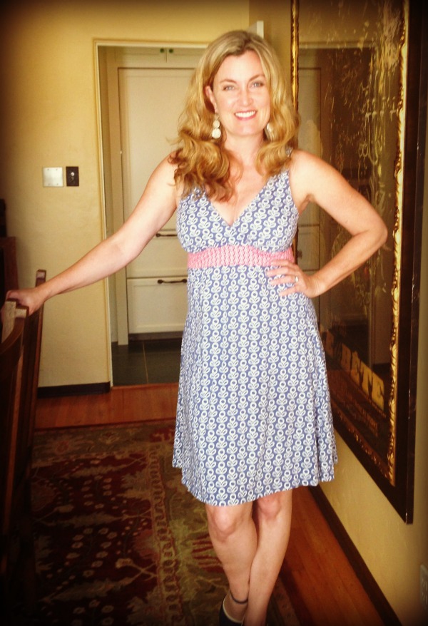 Dress #59. This Boden summer dress is super comfortable. But after eating linguini I wonder if it makes me look pregnant.