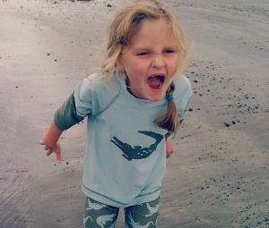 My little angel no doubt yelling for joy!