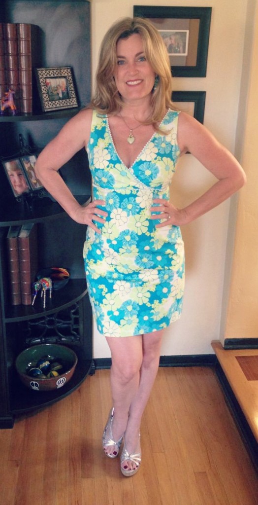 I. Can't. Breathe. This Lilly Pulitzer dress was purchased on Cape Cod when Clare was just a toddler and Bridget not yet conceived. It's a size 6. It doesn't fit unless I stand very still and don't breathe. I don't want to give it away, but I will never be that skinny again unless I contract scurvy, which is possible considering my piratical nature.