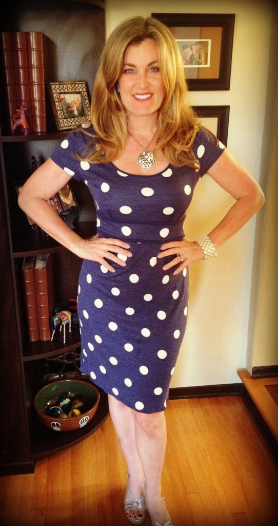 I love polka dots and I don't know why. They make me happy. Perhaps it's because I'm dotty?