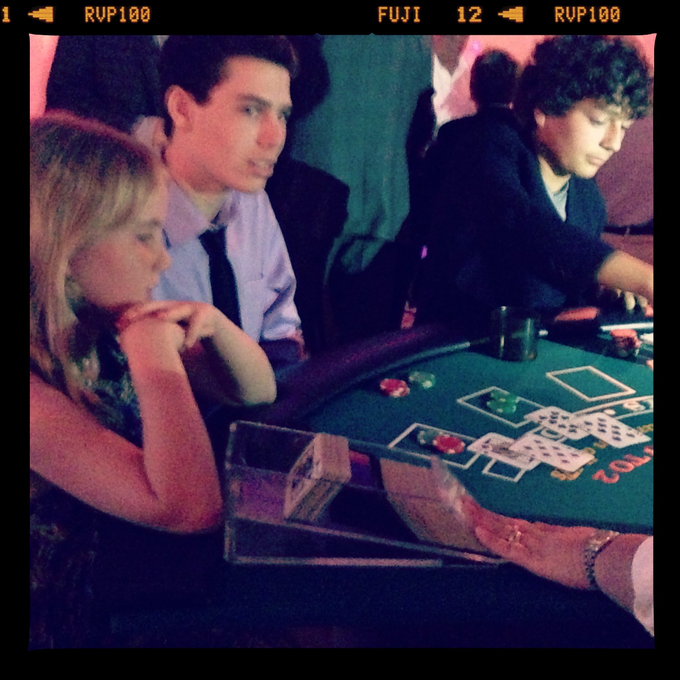 Gambling runs in the family Bridget. Back away from the Black Jack!