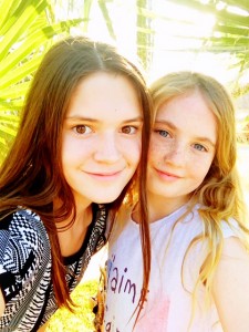 These are two young girls I love. I love their beautiful eyes, their Mona Lisa smiles, their long, soft hair and oh the freckles are enough to make me swoon.