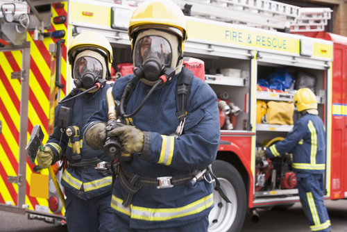 Paramedics and Gas Masks